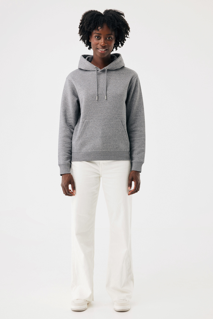 light heather anthracite Sudadera con capucha de algodón reciclado Joshua IQONIQ