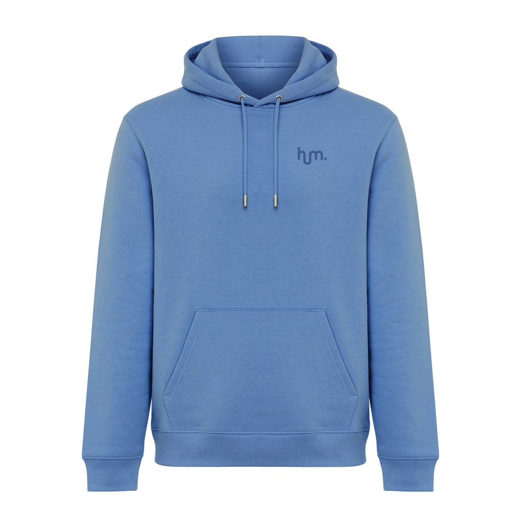 moon blue Sudadera con capucha de algodón reciclado Joshua IQONIQ