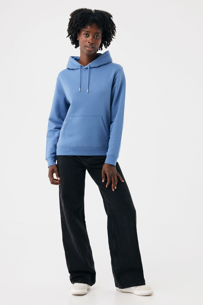moon blue Sudadera con capucha de algodón reciclado Joshua IQONIQ