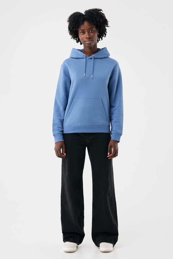 moon blue Sudadera con capucha de algodón reciclado Joshua IQONIQ