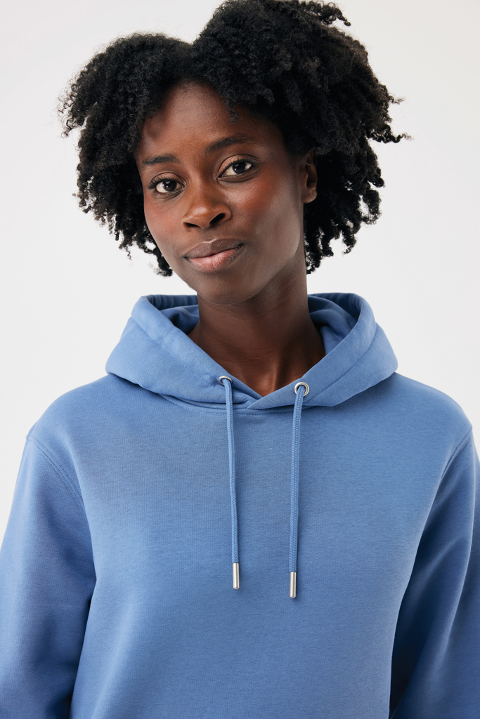 moon blue Sudadera con capucha de algodón reciclado Joshua IQONIQ