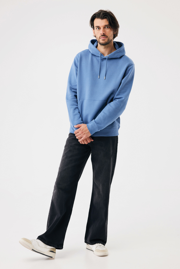 moon blue Sudadera con capucha de algodón reciclado Joshua IQONIQ