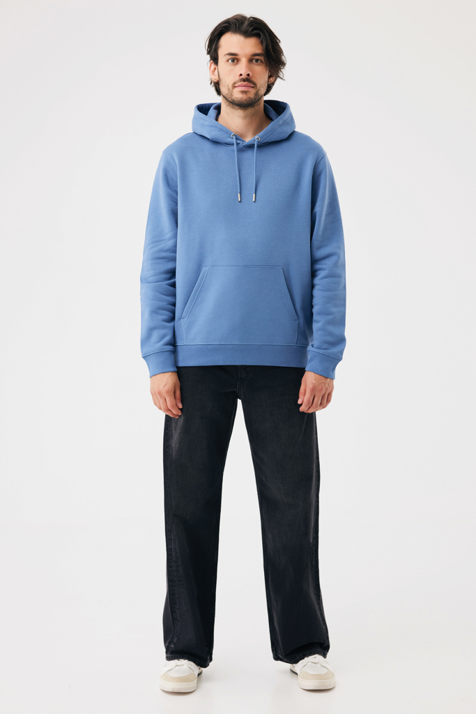 moon blue Sudadera con capucha de algodón reciclado Joshua IQONIQ