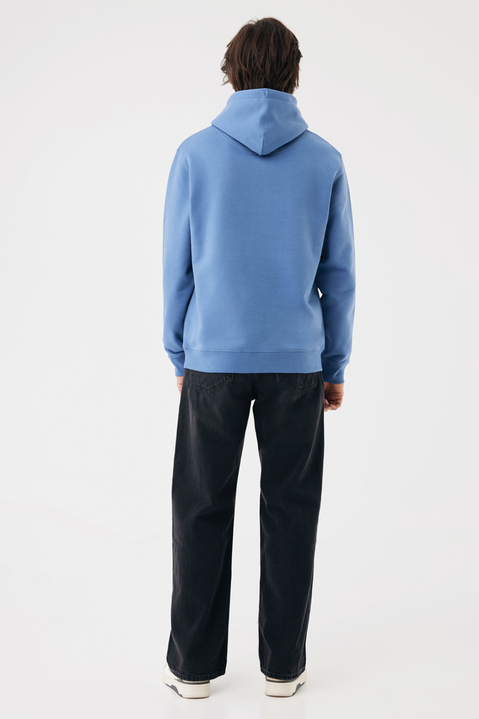 moon blue Sudadera con capucha de algodón reciclado Joshua IQONIQ