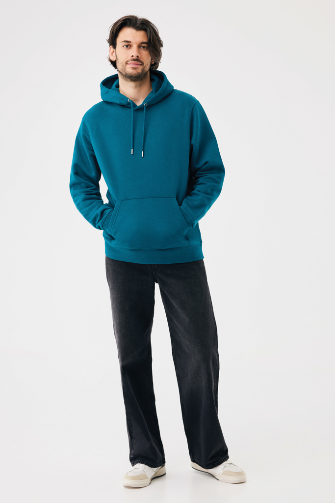 dark teal Sudadera con capucha de algodón reciclado Joshua IQONIQ