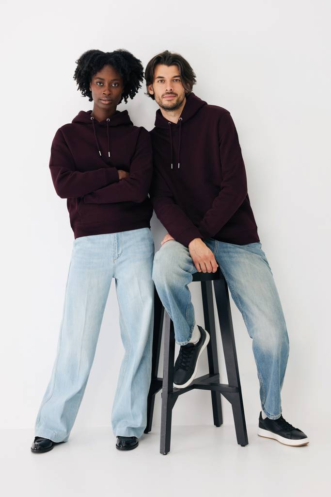 merlot Sudadera con capucha de algodón reciclado Joshua IQONIQ