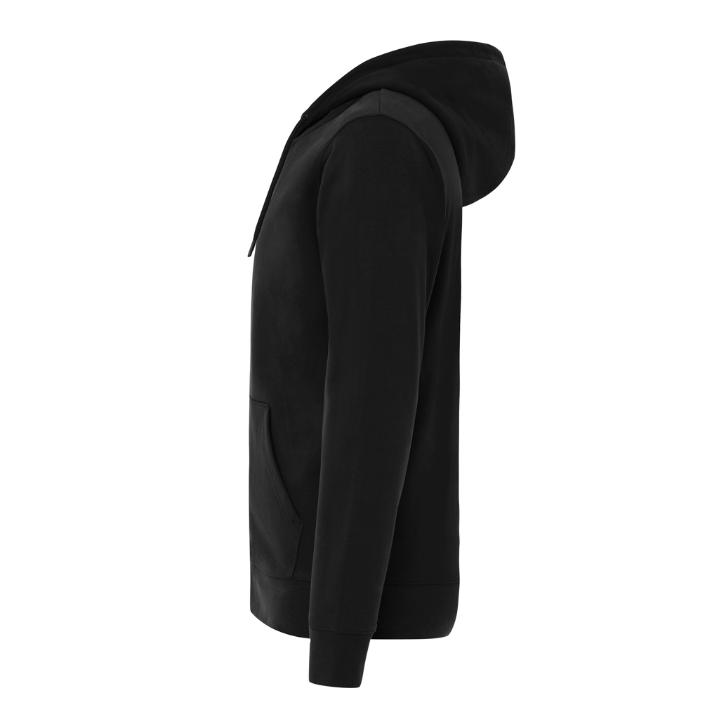 Sweat à capuche avec zip en coton recyclé IQONIQ Abisko