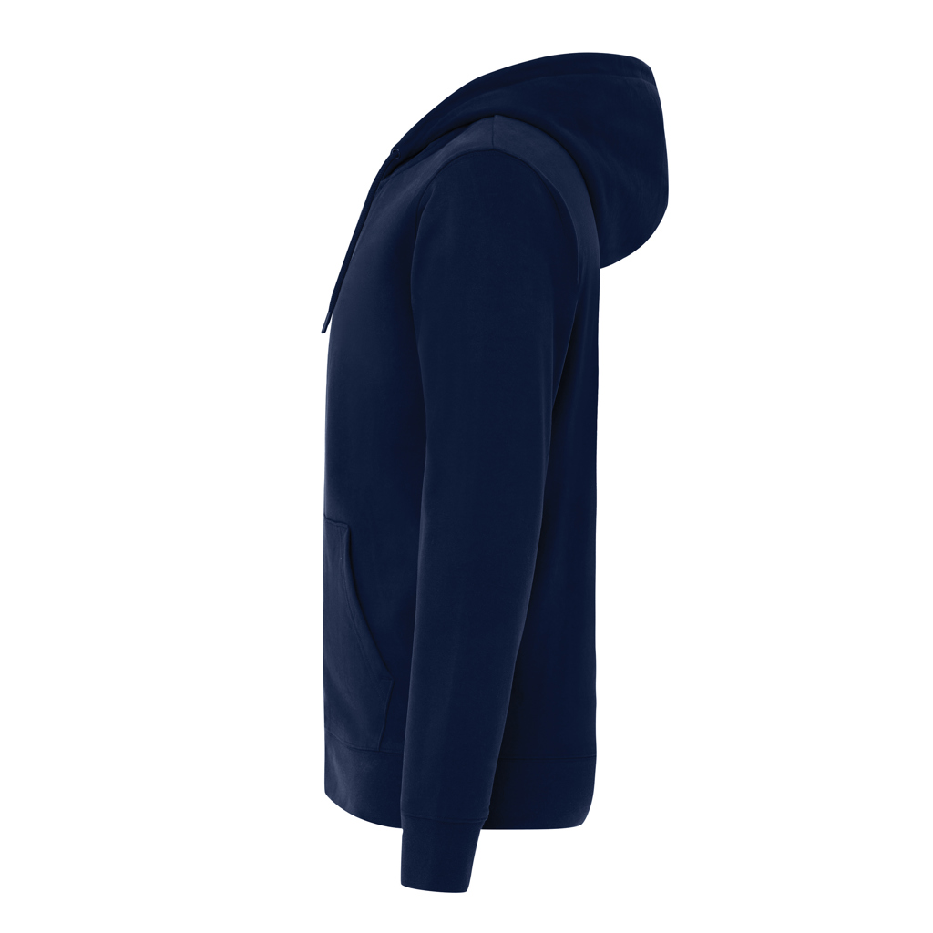 Sweat à capuche avec zip en coton recyclé IQONIQ Abisko
