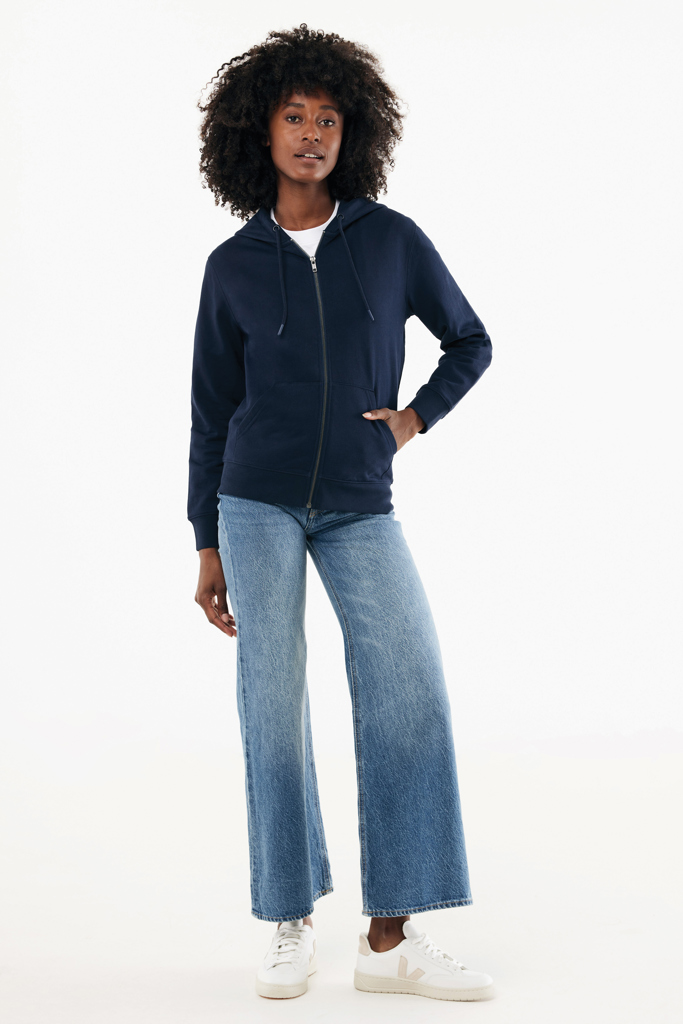 IQONIQ Abisko Sudadera Cremallera/Capucha Algodón Reciclado