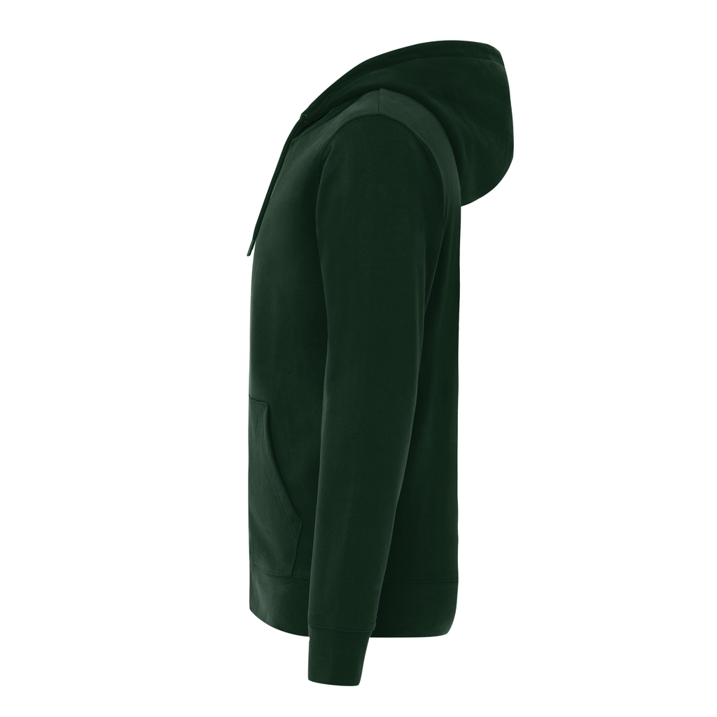 Sweat à capuche avec zip en coton recyclé IQONIQ Abisko