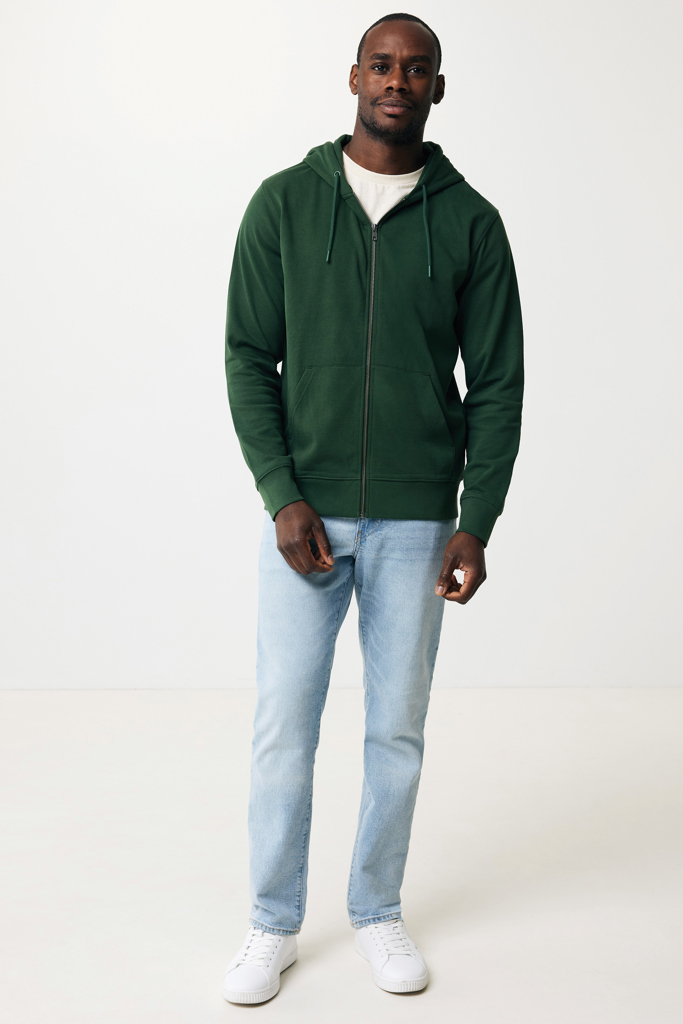 IQONIQ Abisko Sudadera Cremallera/Capucha Algodón Reciclado