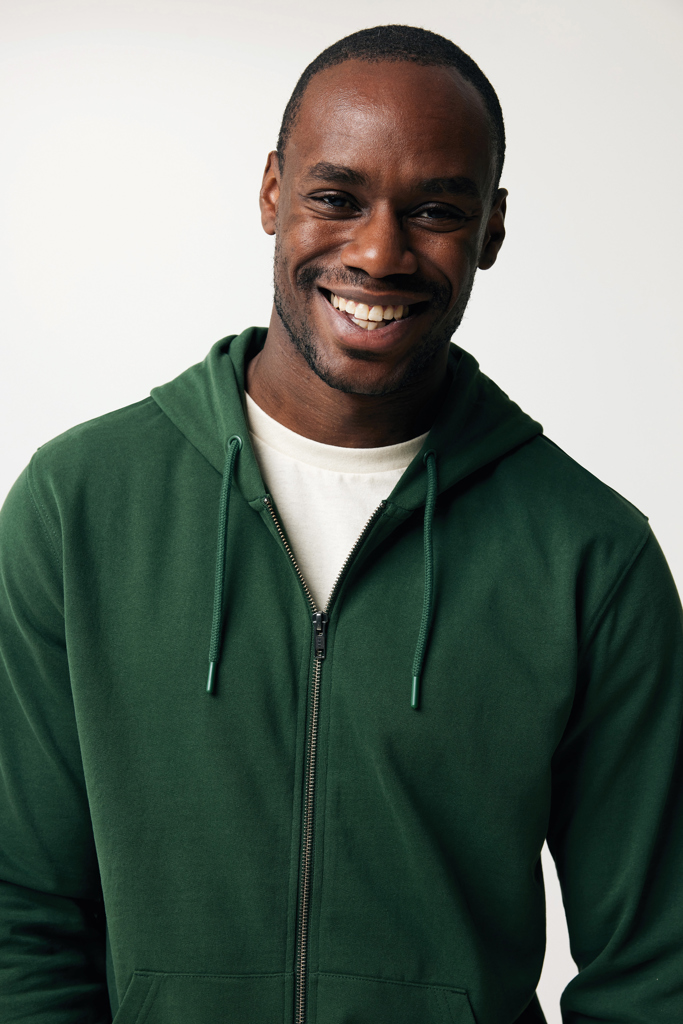 IQONIQ Abisko Sudadera Cremallera/Capucha Algodón Reciclado