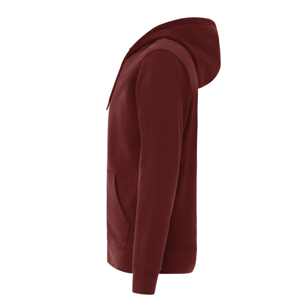 Sweat à capuche avec zip en coton recyclé IQONIQ Abisko