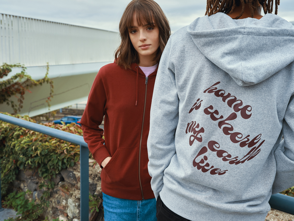 IQONIQ Abisko Sudadera Cremallera/Capucha Algodón Reciclado