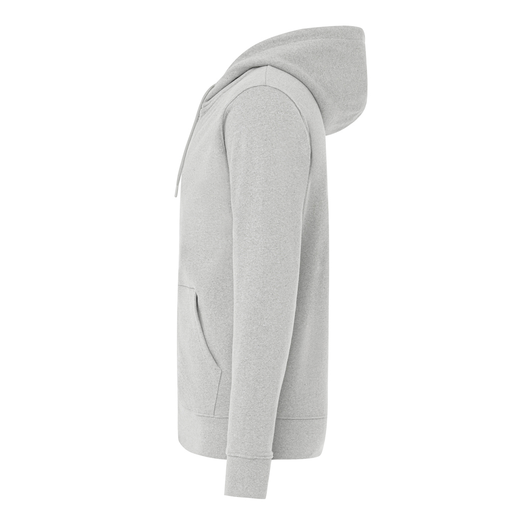 Sweat à capuche avec zip en coton recyclé IQONIQ Abisko