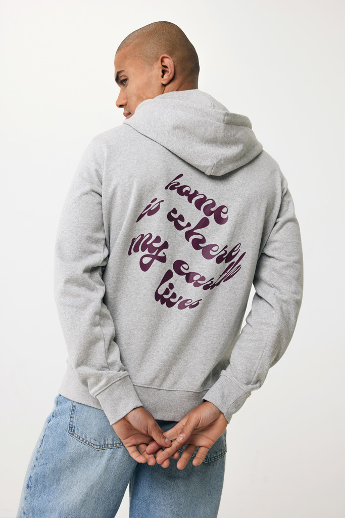 IQONIQ Abisko Sudadera Cremallera/Capucha Algodón Reciclado