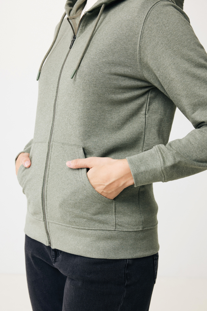 IQONIQ Abisko Sudadera Cremallera/Capucha Algodón Reciclado