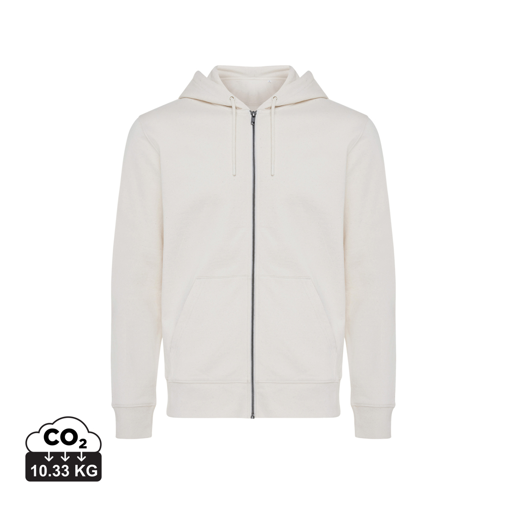 T9600.018.XL<br> IQONIQ Abisko recycled cotton zip through hoodie
