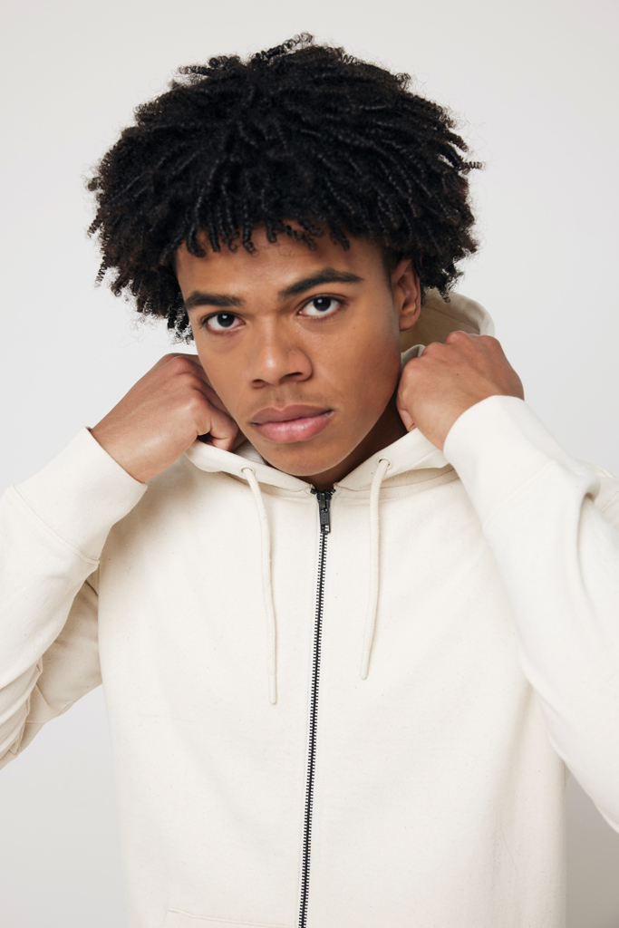 IQONIQ Abisko Sudadera Cremallera/Capucha Algodón Reciclado