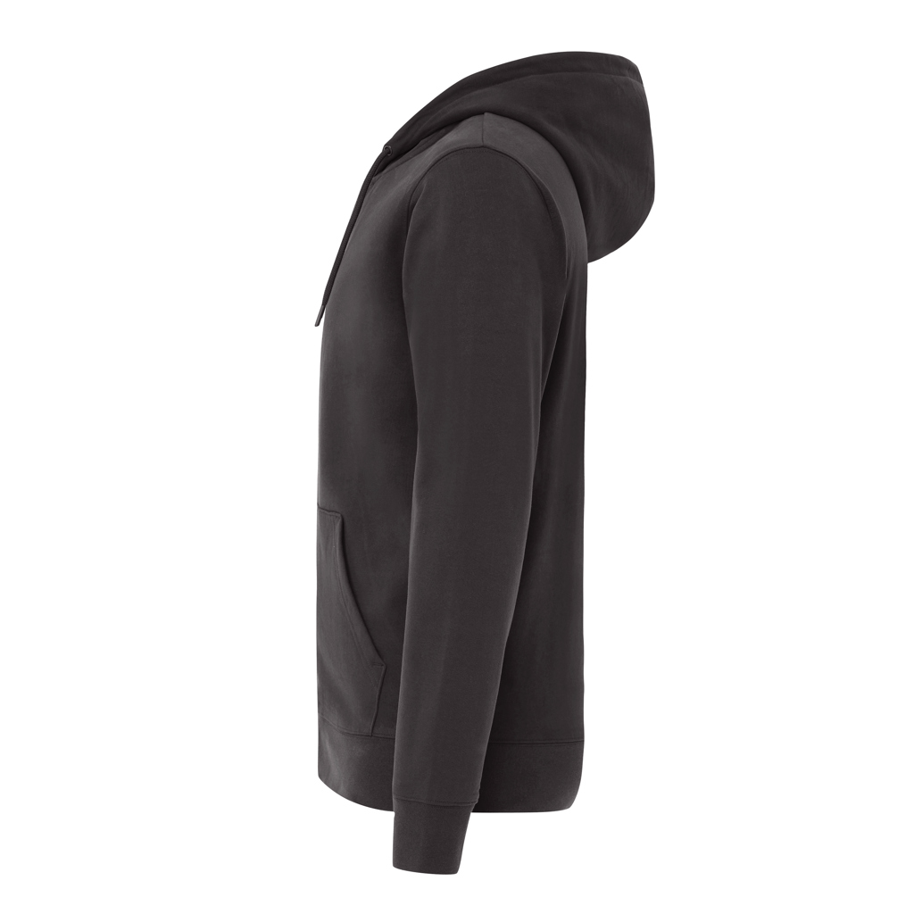 Sweat à capuche avec zip en coton recyclé IQONIQ Abisko
