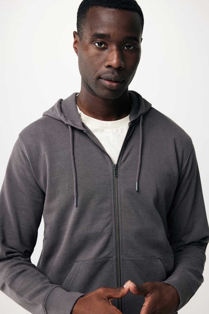 IQONIQ Abisko Sudadera Cremallera/Capucha Algodón Reciclado