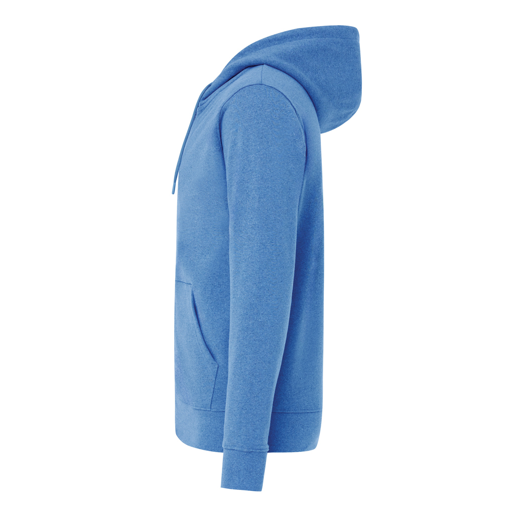 Sweat à capuche avec zip en coton recyclé IQONIQ Abisko