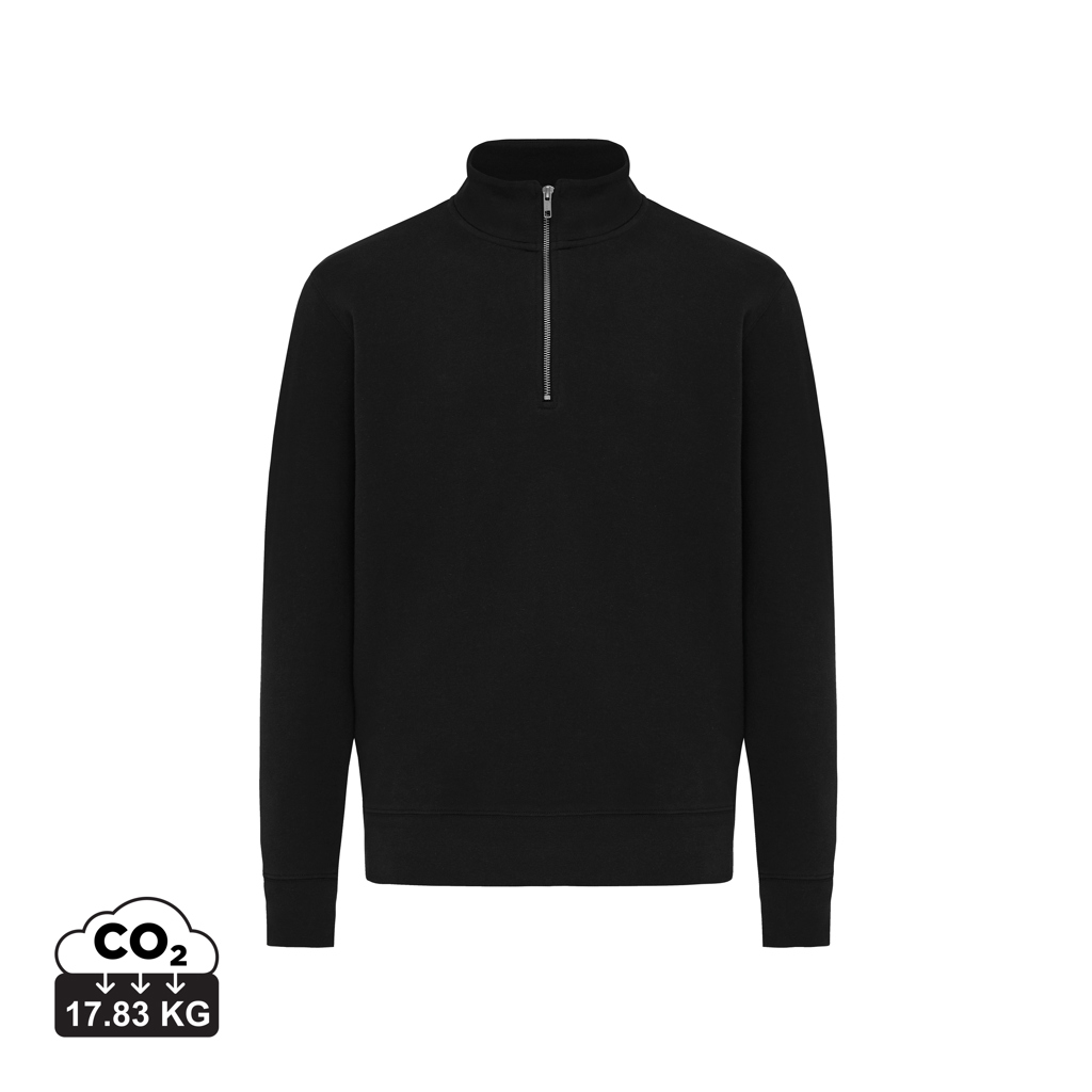 Picture of IQONIQ Elgon recycled cotton quarter zip sweater