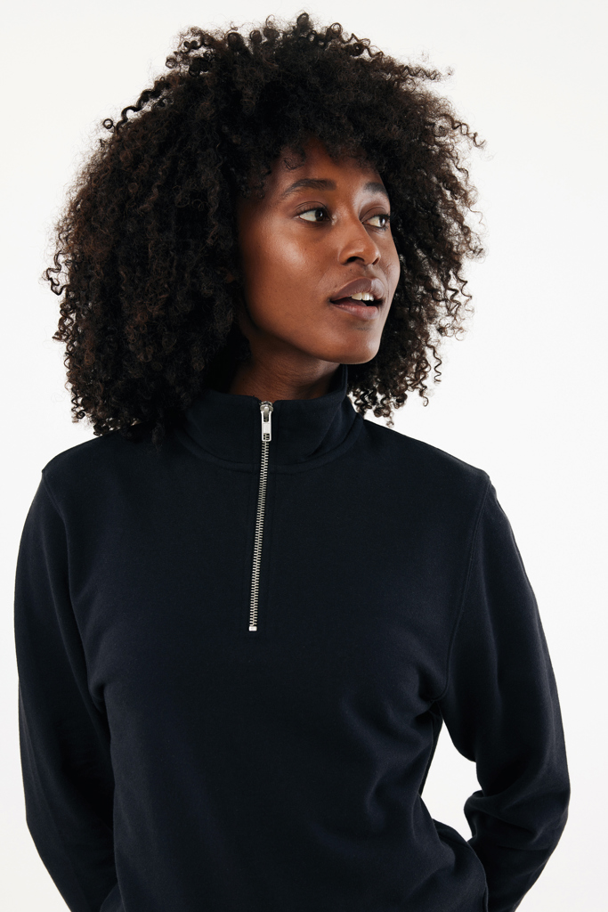 Picture of IQONIQ Elgon recycled cotton quarter zip sweater