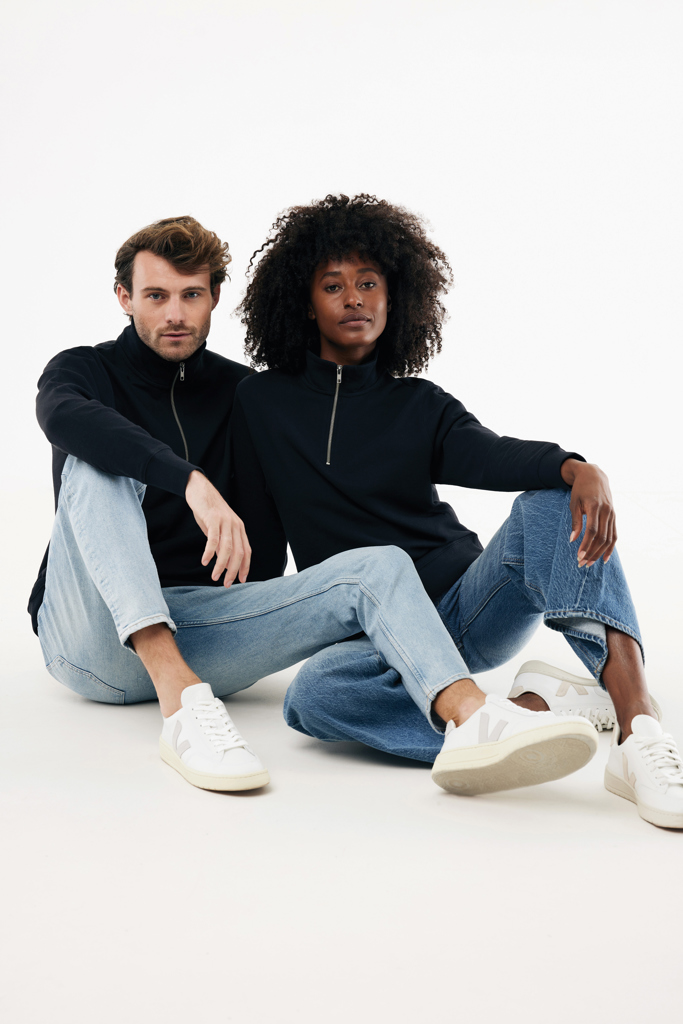 Picture of IQONIQ Elgon recycled cotton quarter zip sweater