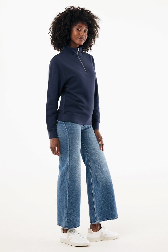 IQONIQ Elgon Sudadera Media Cremallera Algodón Reciclado