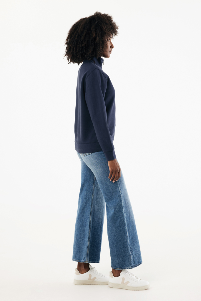 IQONIQ Elgon Sudadera Media Cremallera Algodón Reciclado