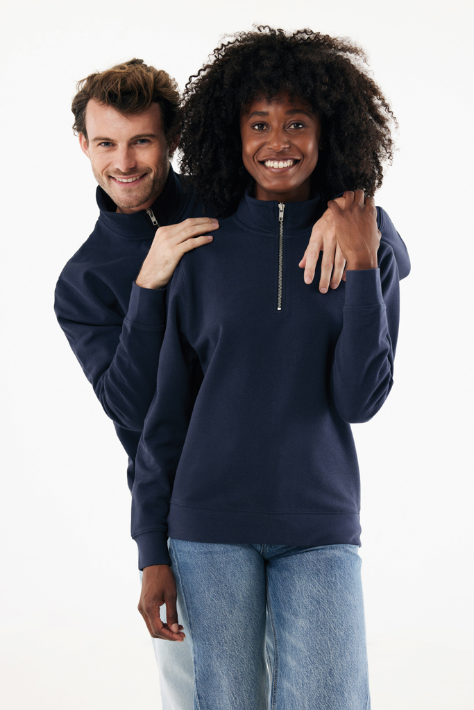 IQONIQ Elgon Sudadera Media Cremallera Algodón Reciclado