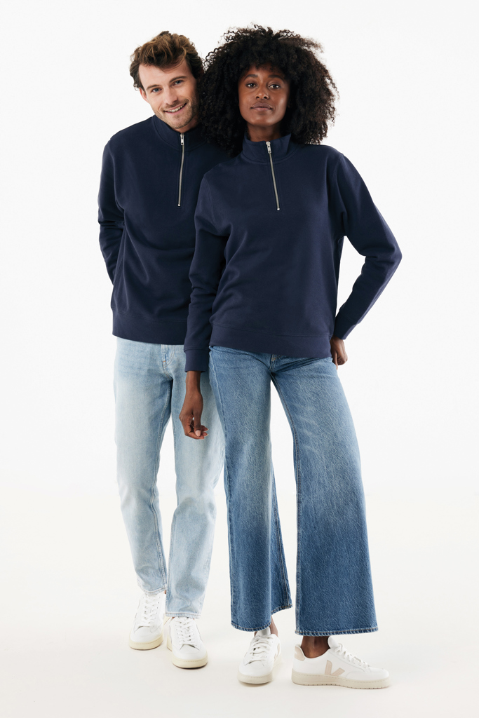 IQONIQ Elgon Sudadera Media Cremallera Algodón Reciclado