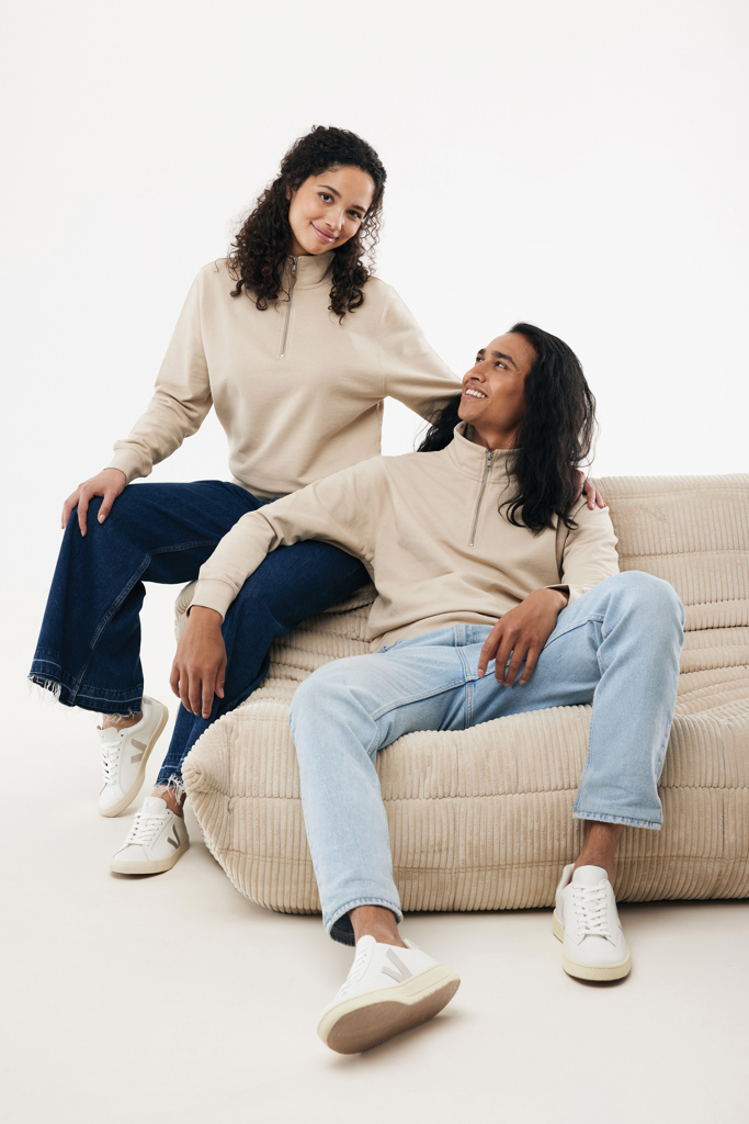 IQONIQ Elgon Sudadera Media Cremallera Algodón Reciclado