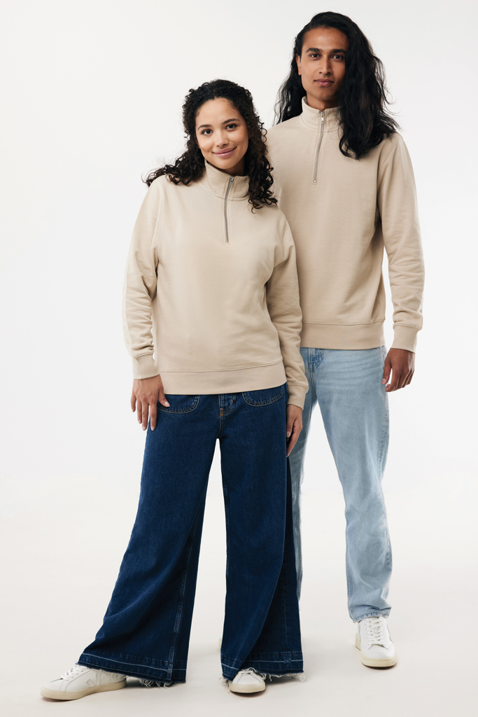 IQONIQ Elgon Sudadera Media Cremallera Algodón Reciclado