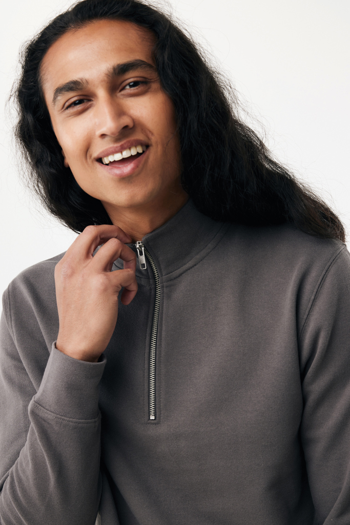 IQONIQ Elgon Sudadera Media Cremallera Algodón Reciclado