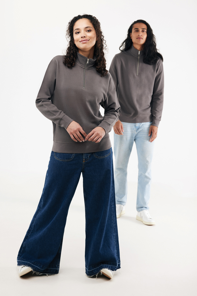 IQONIQ Elgon Sudadera Media Cremallera Algodón Reciclado