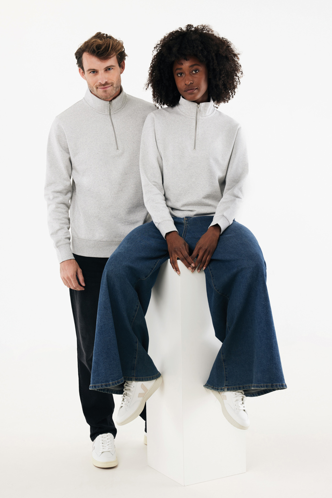 IQONIQ Elgon Sudadera Media Cremallera Algodón Reciclado