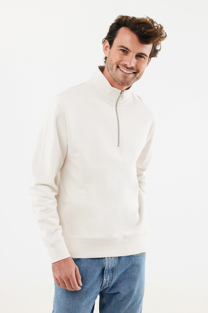 Picture of IQONIQ Elgon recycled cotton quarter zip sweater