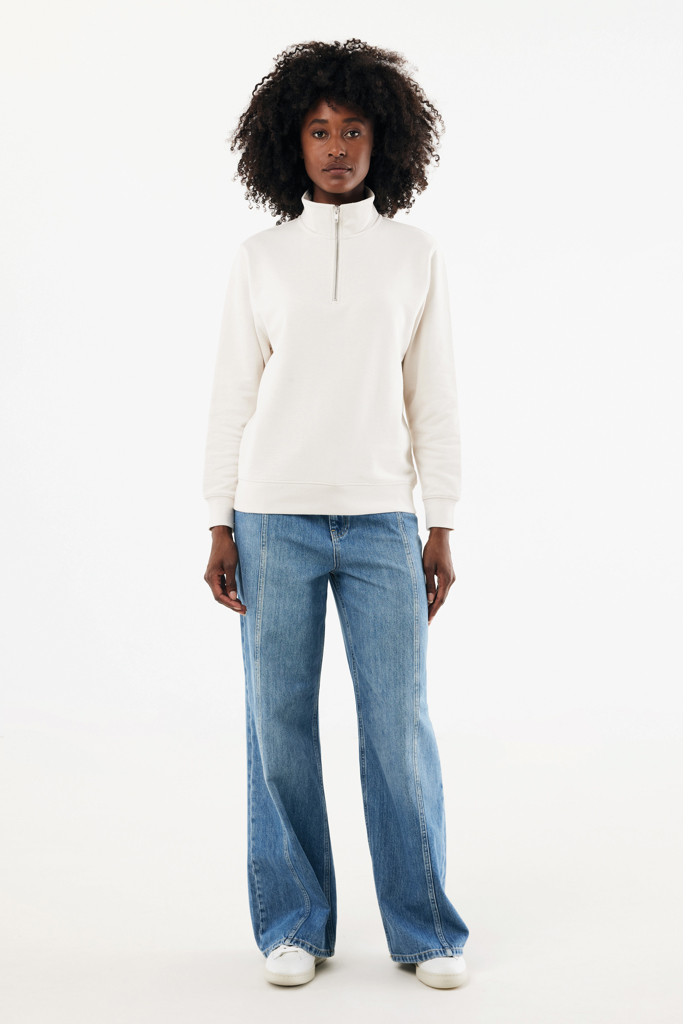 Picture of IQONIQ Elgon recycled cotton quarter zip sweater