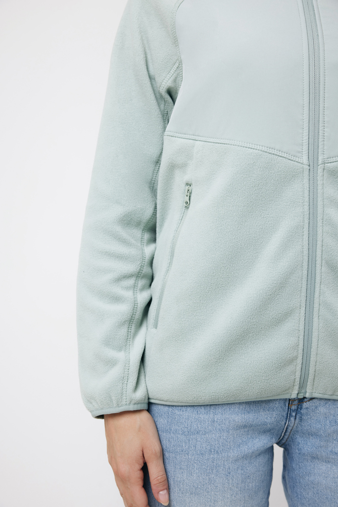 Polaire à zip en polyester recyclé IQONIQ Talung