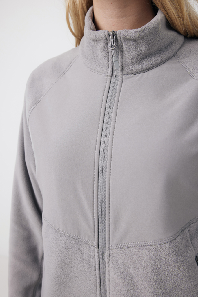 Polaire à zip en polyester recyclé IQONIQ Talung