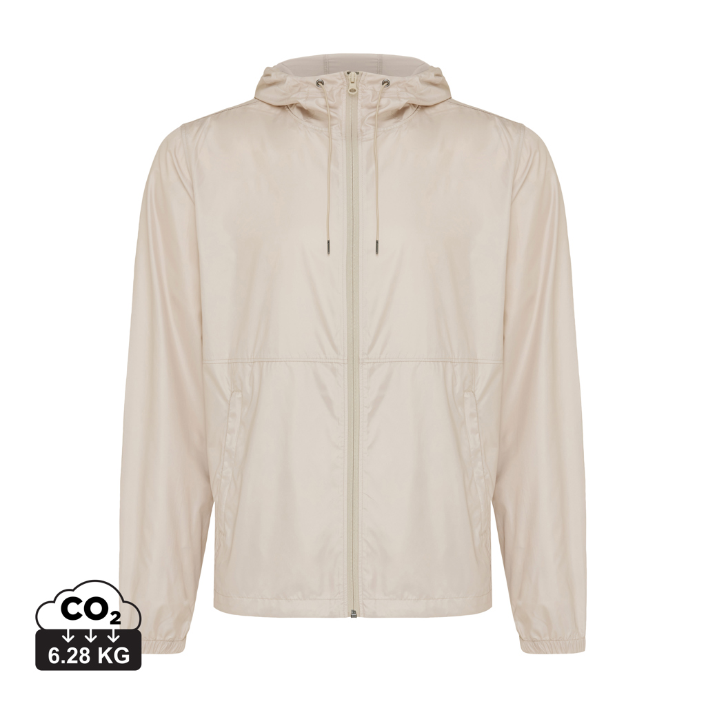 Iqoniq Logan letvægts jakke af genanvendt polyester, beige