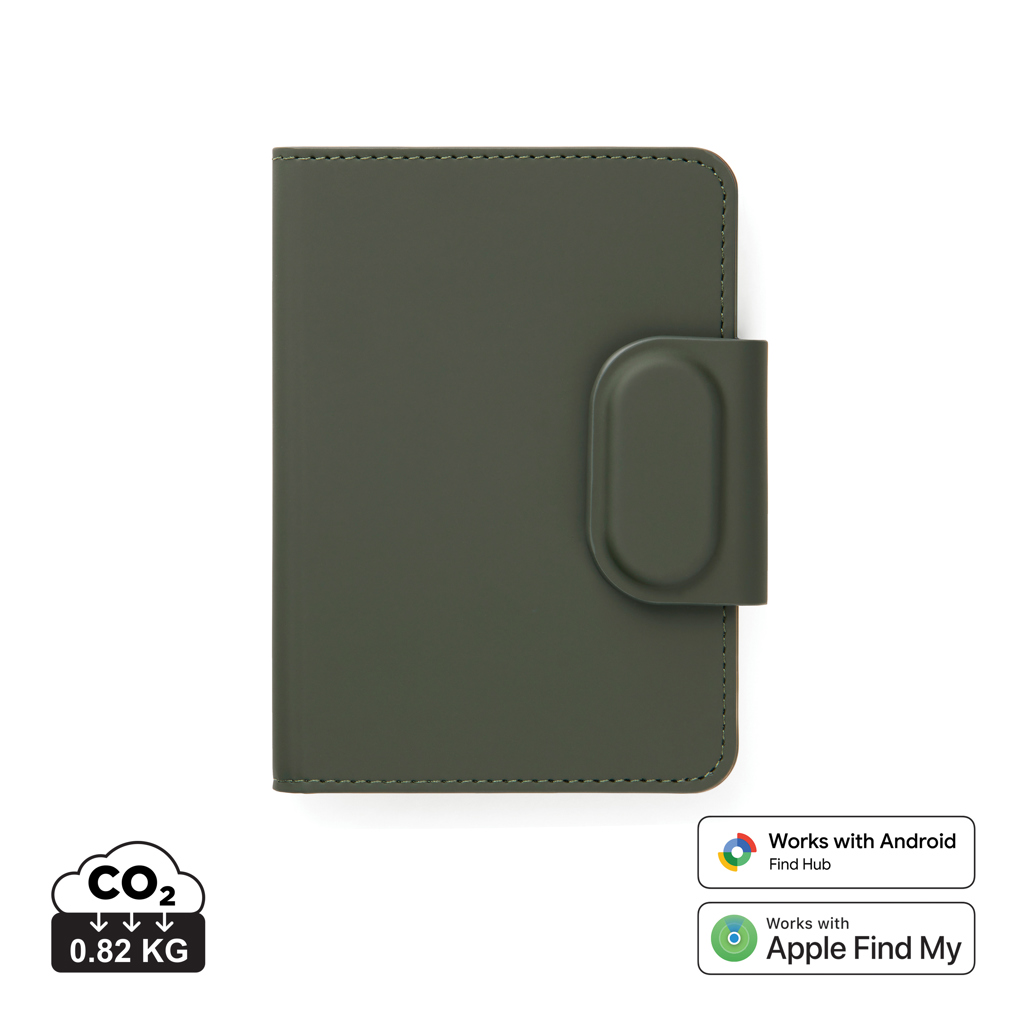 verde Funda pasaporte VINGA Baltimore RCS con buscador doble