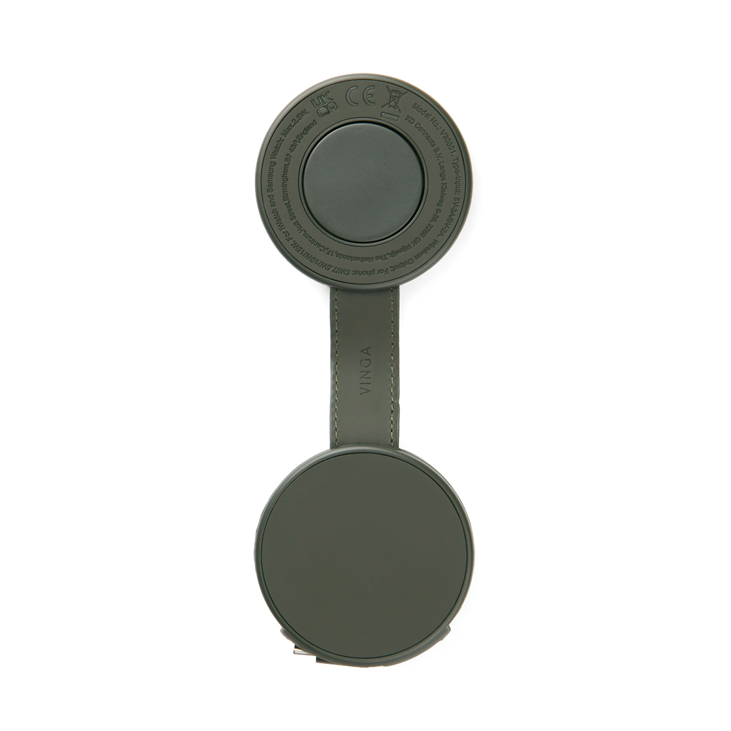 Cargador inalámbrico 2 en 1 VINGA Baltimore RCS 15W