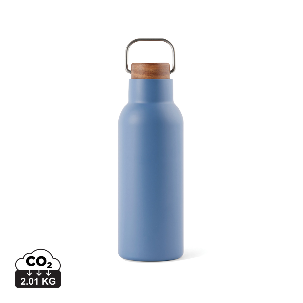 azul Botella vacio VINGA Ciro RCS reciclada 580 ml