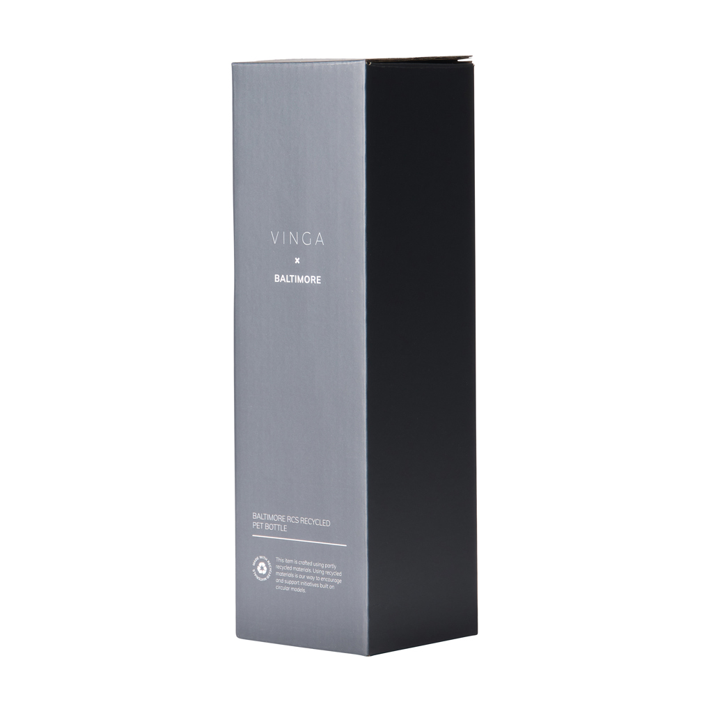 Botella ac. inox. reciclado VINGA RCS Baltimore 600 ml