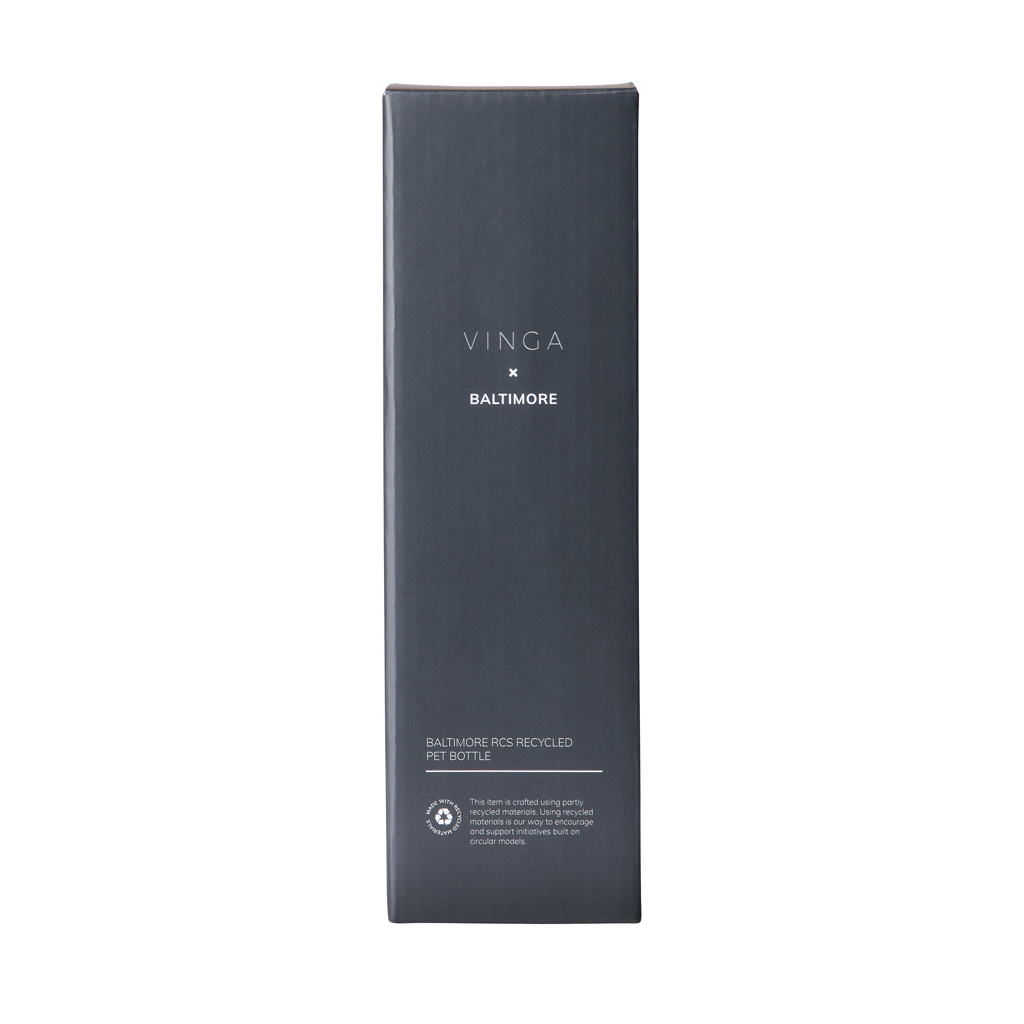 Botella ac. inox. reciclado VINGA RCS Baltimore 600 ml