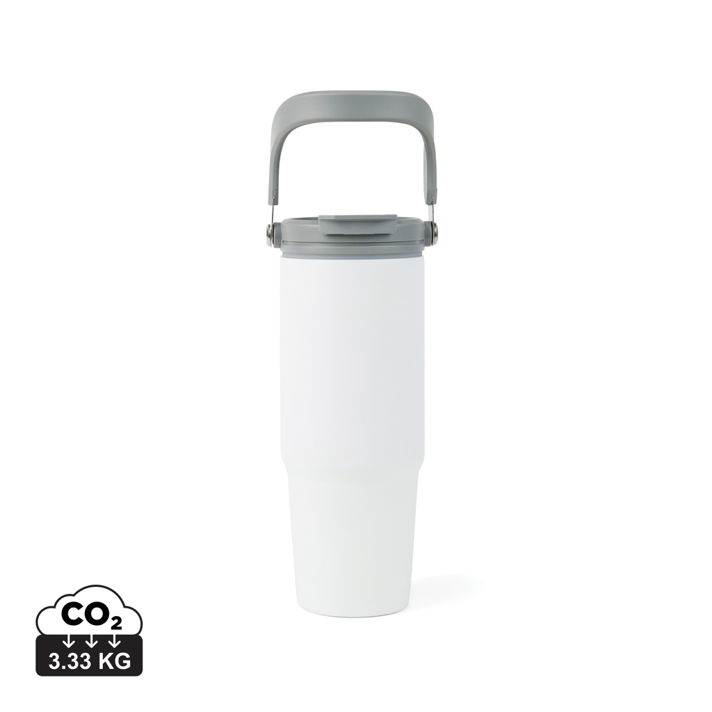 blanco, gris VINGA Eos trek RCS reciclado SS 880 ml