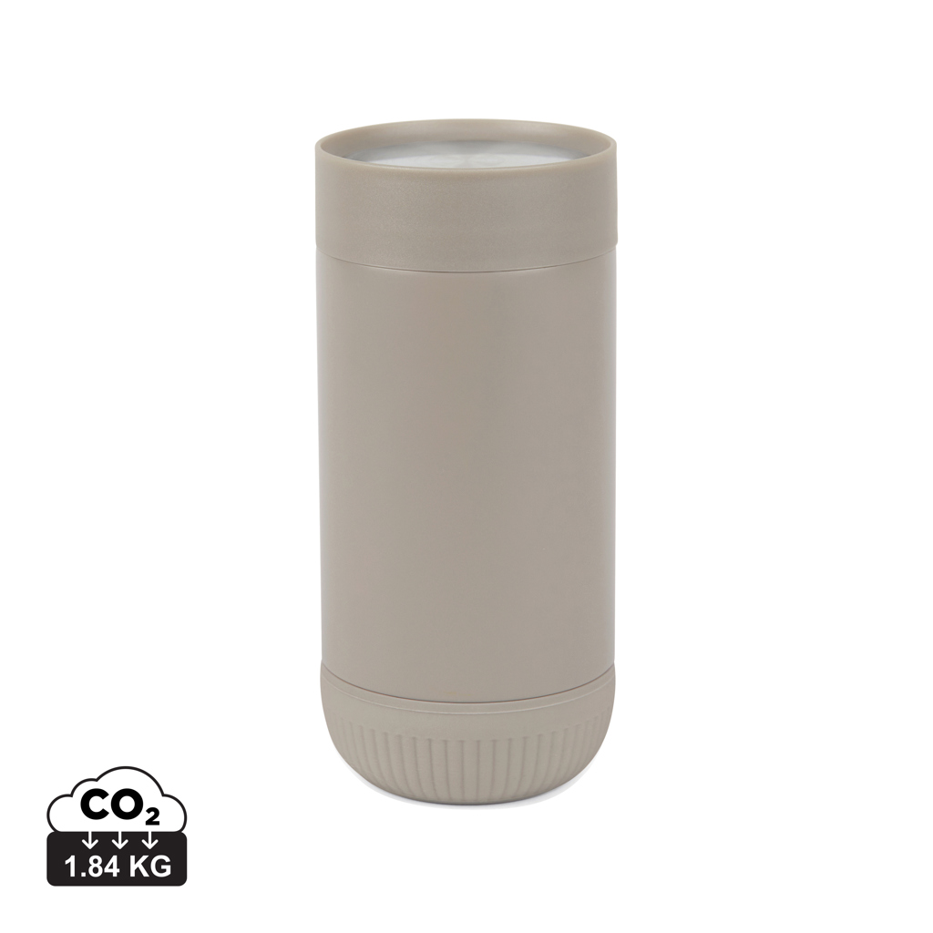 gris, gris Taza push VINGA Erie RCS SS reciclada 350 ml